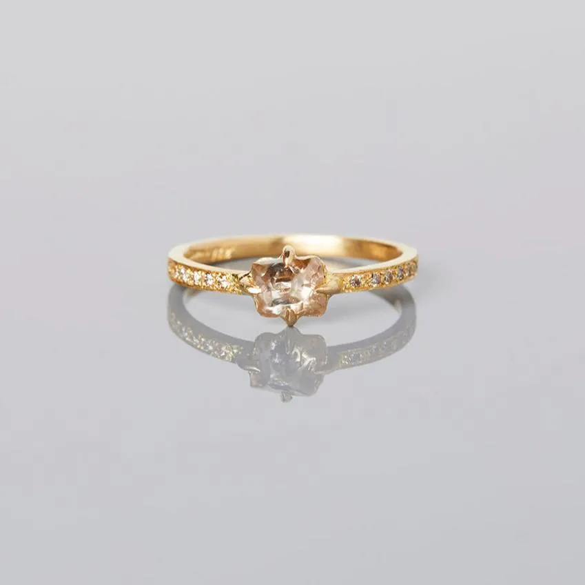 0.63 Carat 15th Anniversary One-of-a-Kind Brown Diamond Ring | BDR16-OOAK