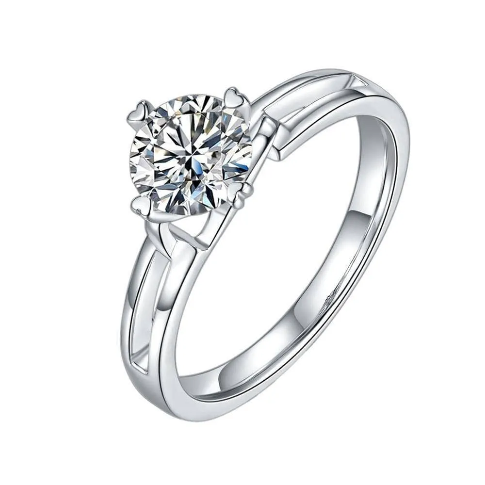 1.0 ct Round Diamond Engagement Ring