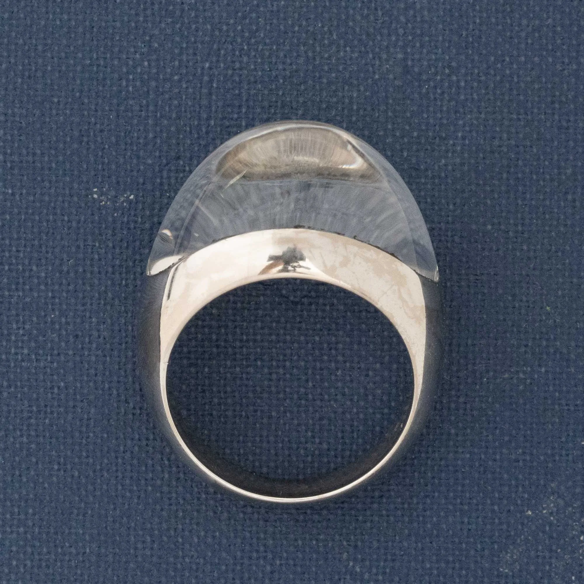 1.00ctw Myst De Cartier Diamond Rock Crystal Dome Ring French