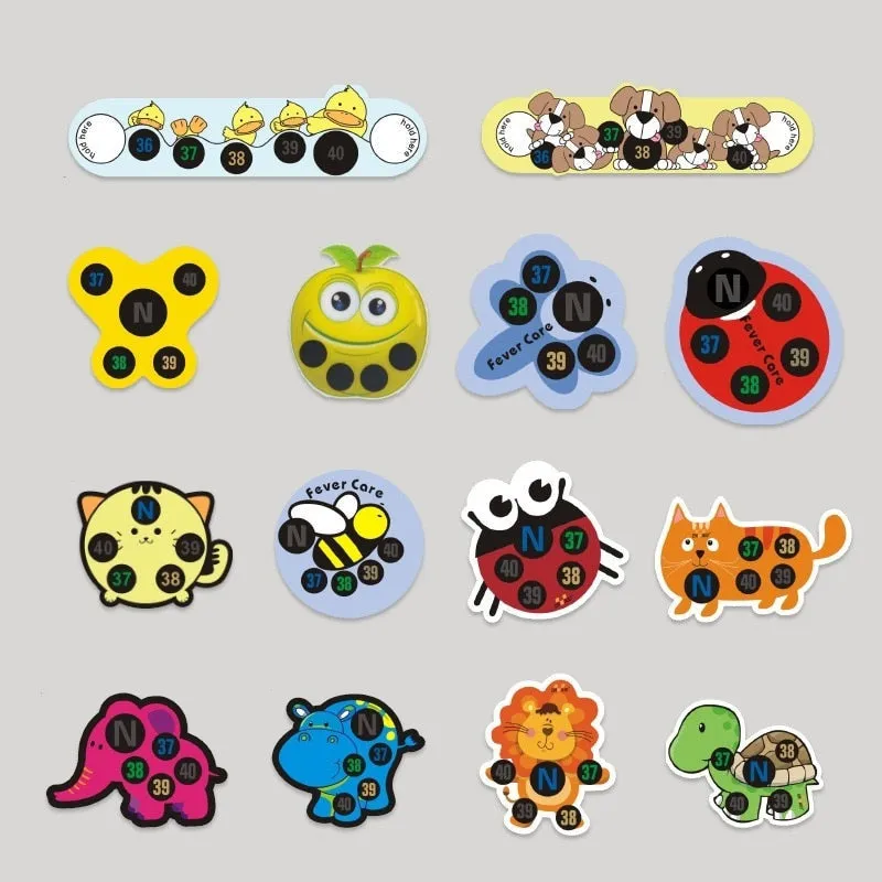 10Pcs Baby Thermometer Stickers