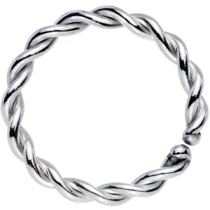 14 Gauge 3/8 Annealed Steel Seamless Braided Circular Ring