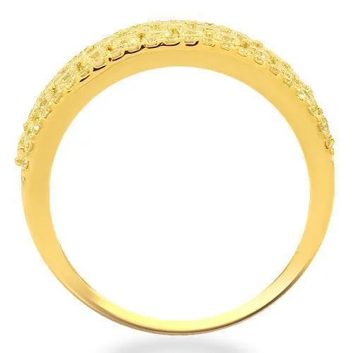 14K Solid Yellow Gold Womens Diamond Cocktail Ring 1.06 Ctw
