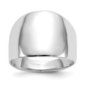 14k White Gold Timeless Creations Dome Ring