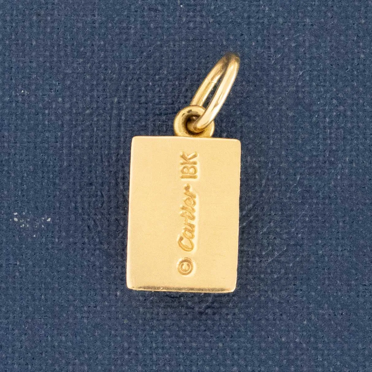 1/8oz Gold Ingot Charm by Cartier