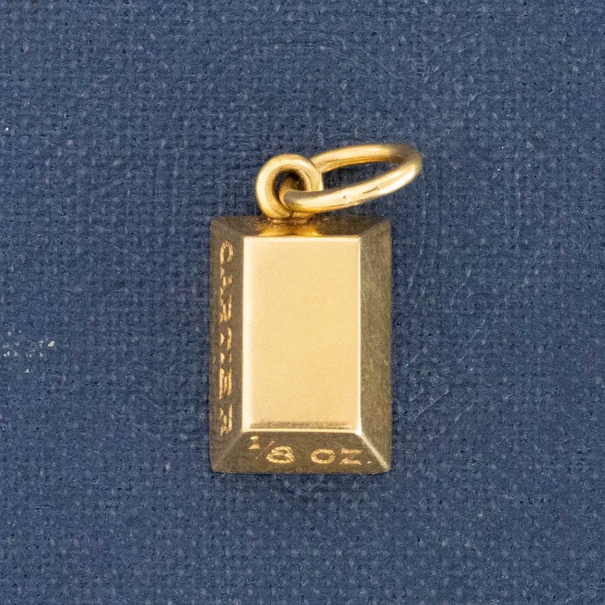 1/8oz Gold Ingot Charm by Cartier