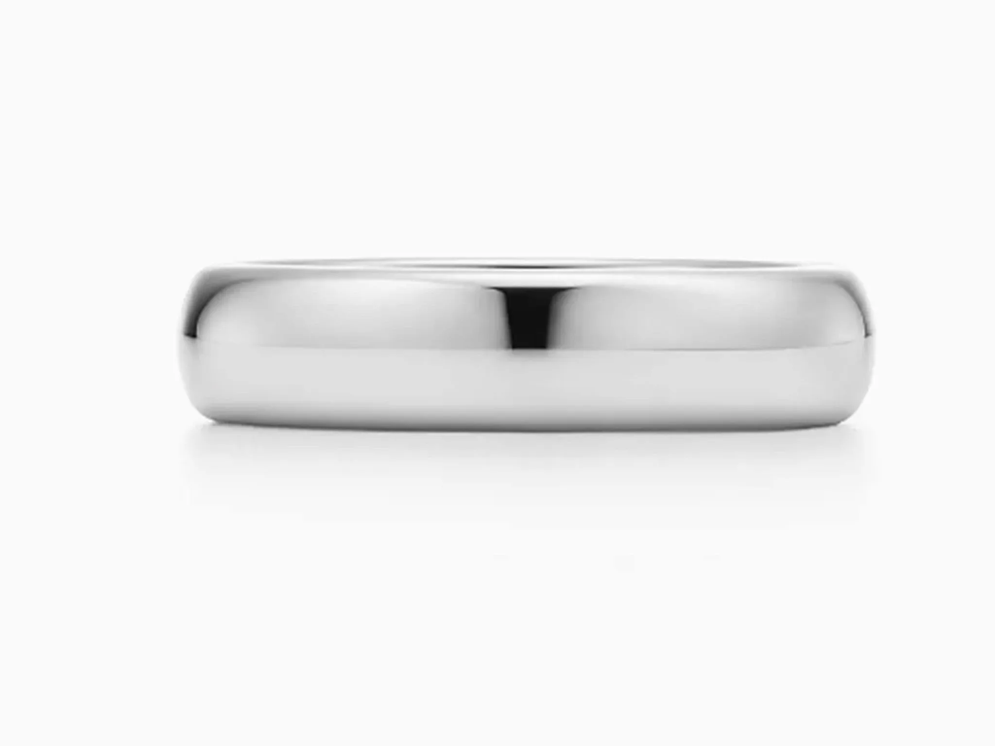 1999 Tiffany & Co. Forever Wedding Band Ring Platinum 4.5 mm Wide