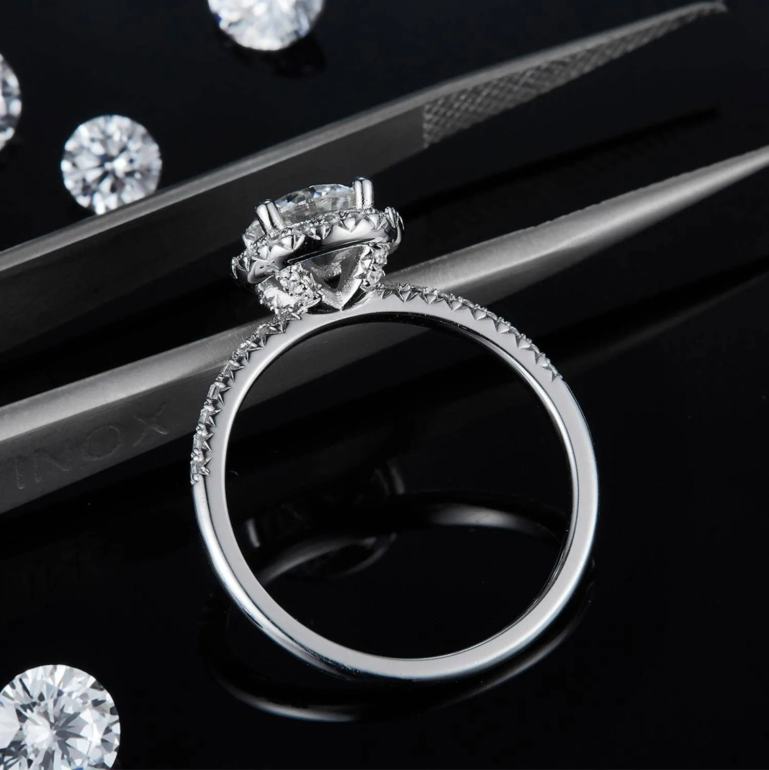 1ct VVS1 Diamond Ring Wedding Engagement Ring