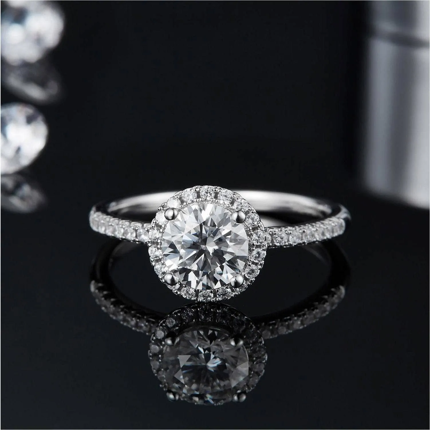 1ct VVS1 Diamond Ring Wedding Engagement Ring