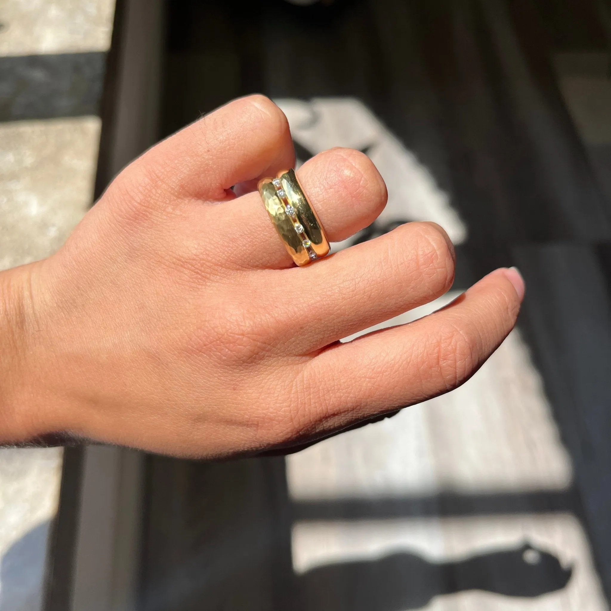 .20ctw Diamond Cut Chunky Dome Band