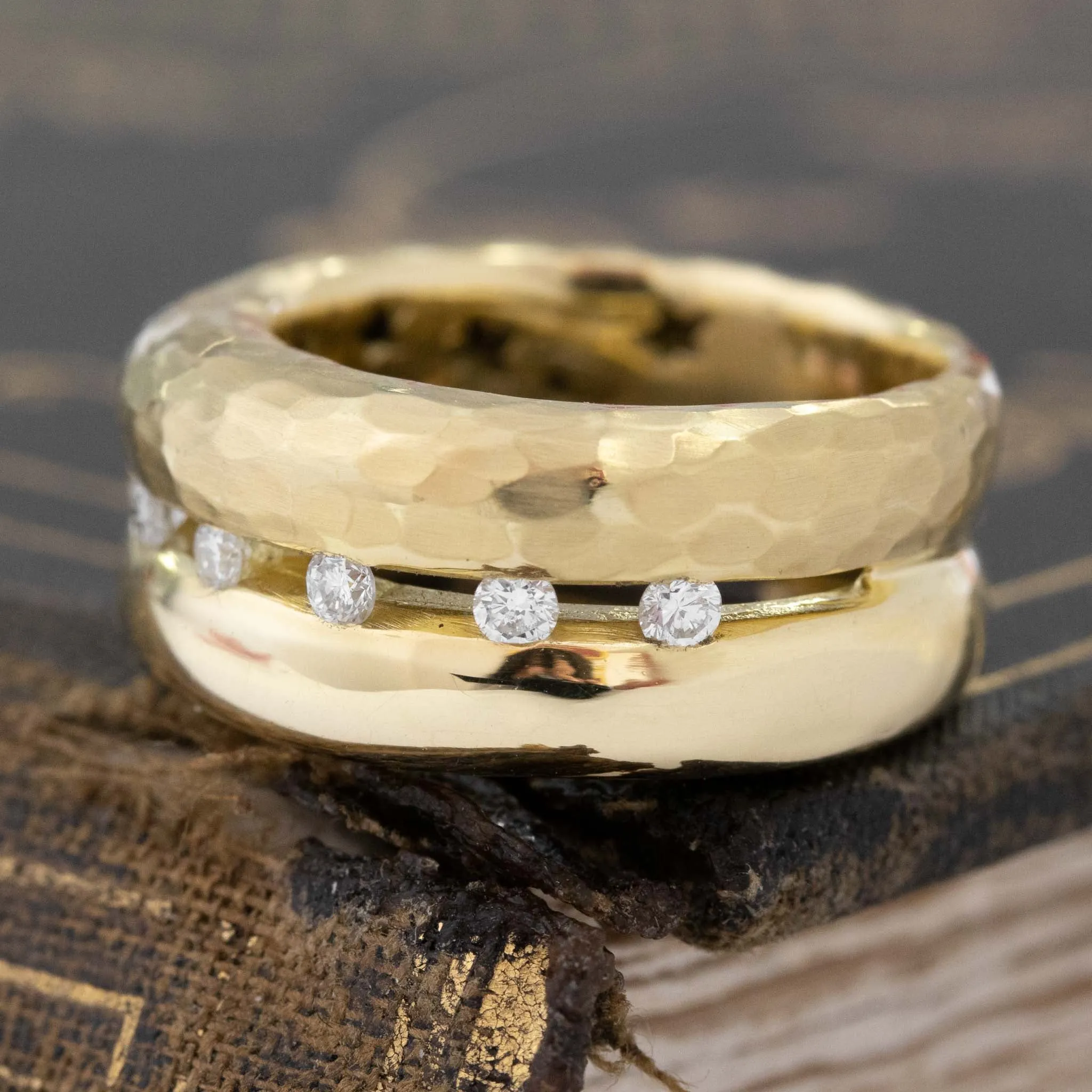 .20ctw Diamond Cut Chunky Dome Band