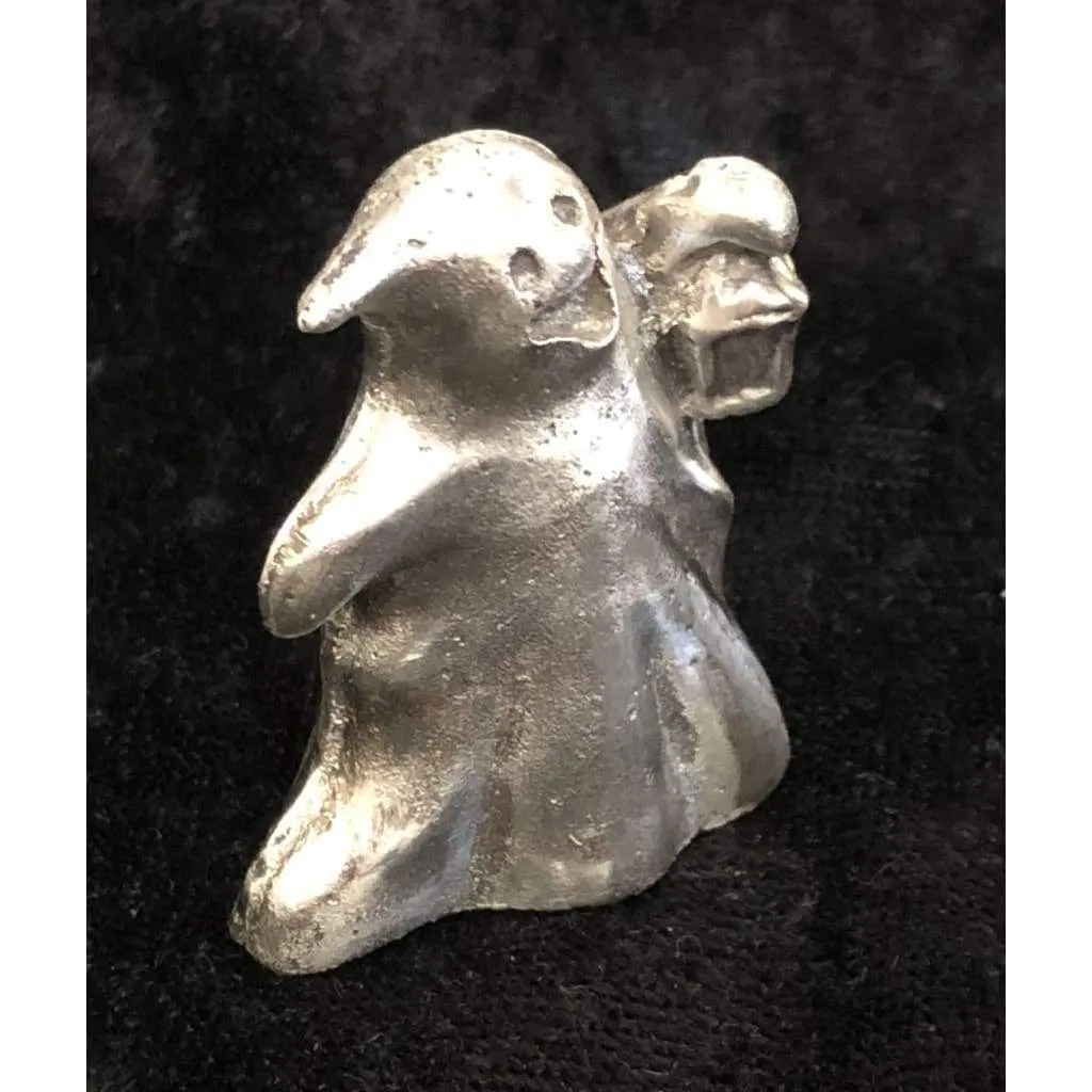 2.6 Troy Oz. MK BarZ "The Friendly Ghost" 3D Sand Cast Statue .999 FS