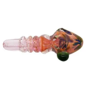 4.5" Decorative Rings Glass Hand Bowl -  Design May Vary - (1, 5, OR 10 Count)