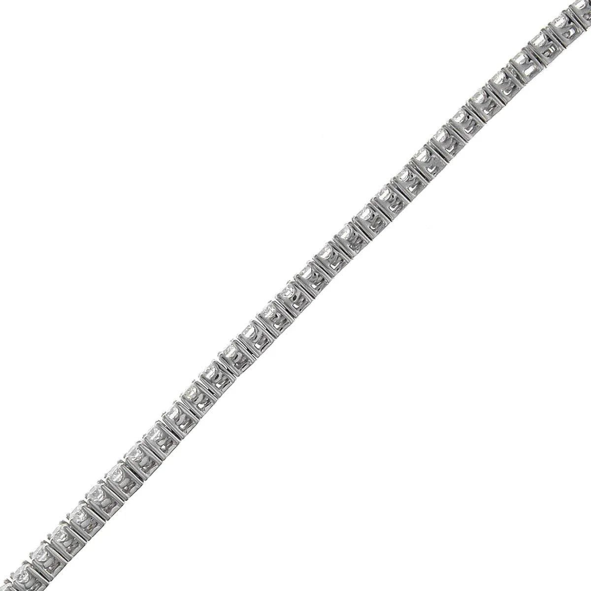 5.38ct tw Diamond Riviera Line Tennis Statement Necklace