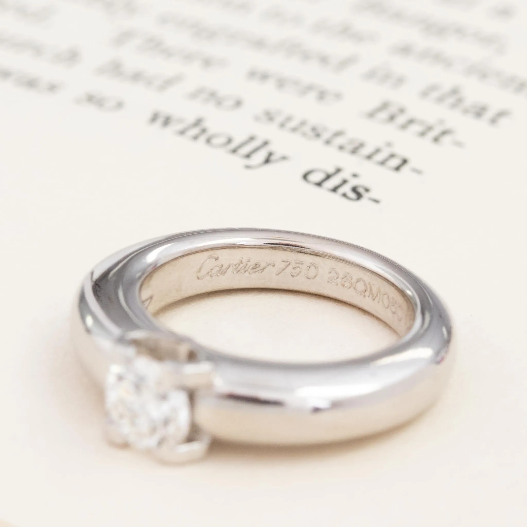 .53ct Round Brilliant Cut Diamond Solitaire by Cartier