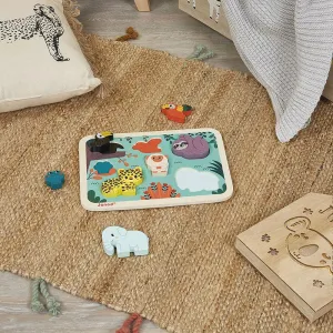 Activity & Educational Toys | WWF Jungle Chunky Puzzle | Wooden Toys