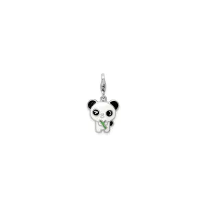 Adorable Cartoon Panda Charm (Silver)
