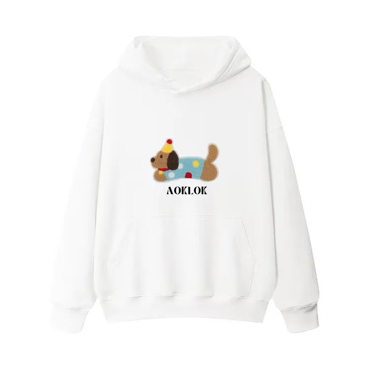 AG Embroidery Dachshund Dog In Birthday Hat Hoodie