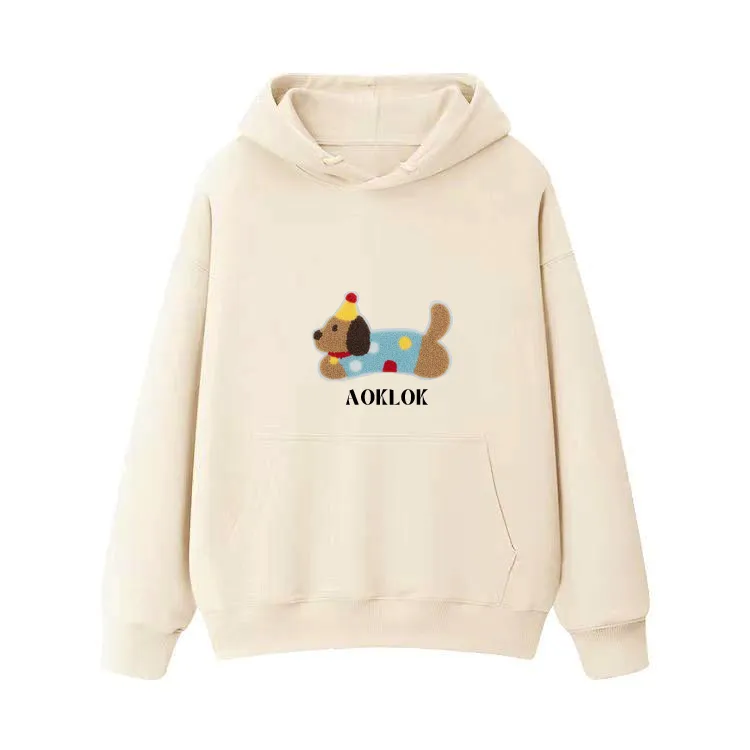AG Embroidery Dachshund Dog In Birthday Hat Hoodie
