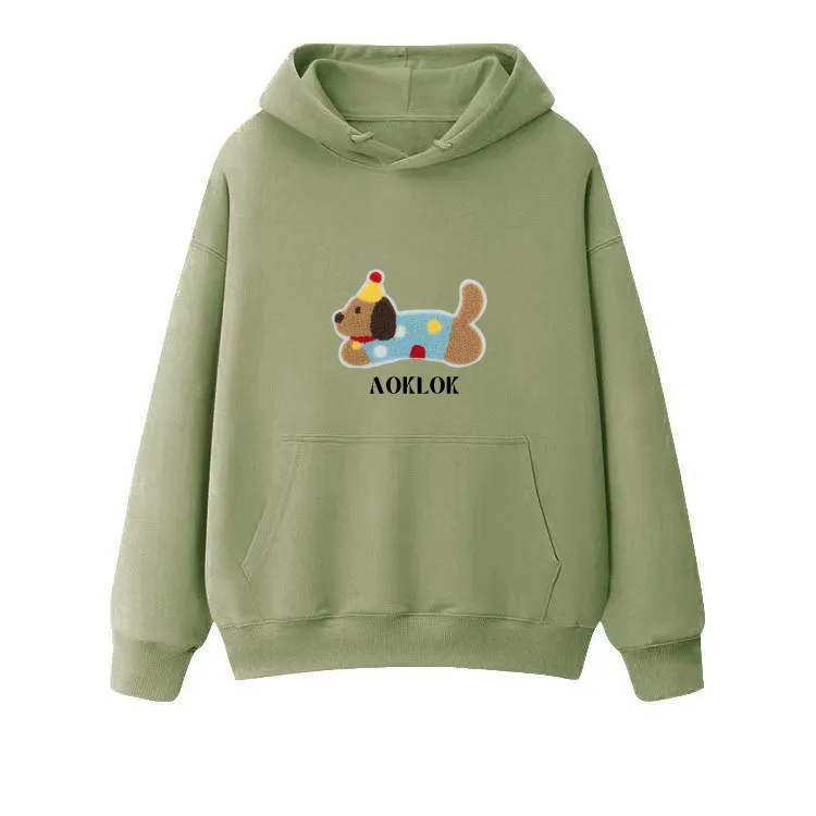 AG Embroidery Dachshund Dog In Birthday Hat Hoodie