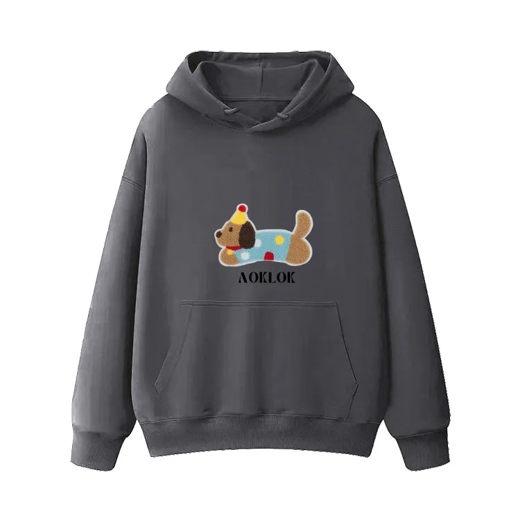 AG Embroidery Dachshund Dog In Birthday Hat Hoodie