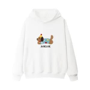 AG Embroidery Dachshund Dog In Birthday Hat Hoodie