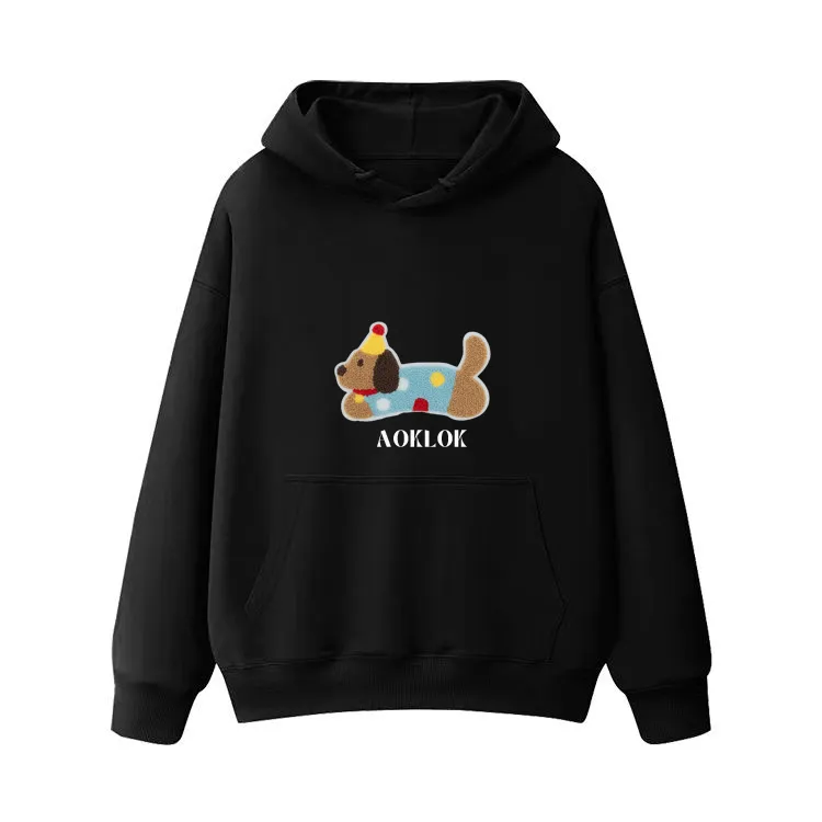 AG Embroidery Dachshund Dog In Birthday Hat Hoodie