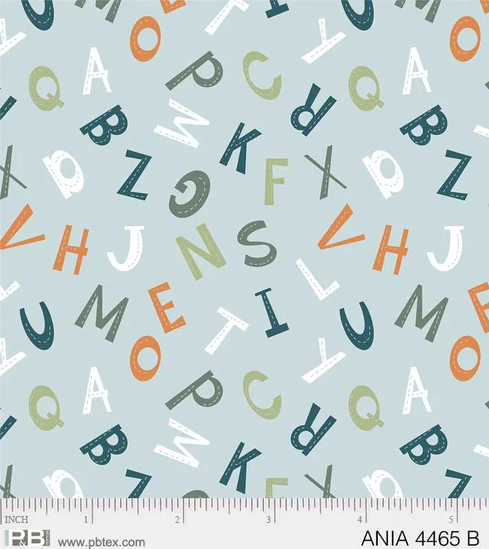 Animal Alphabet Blue