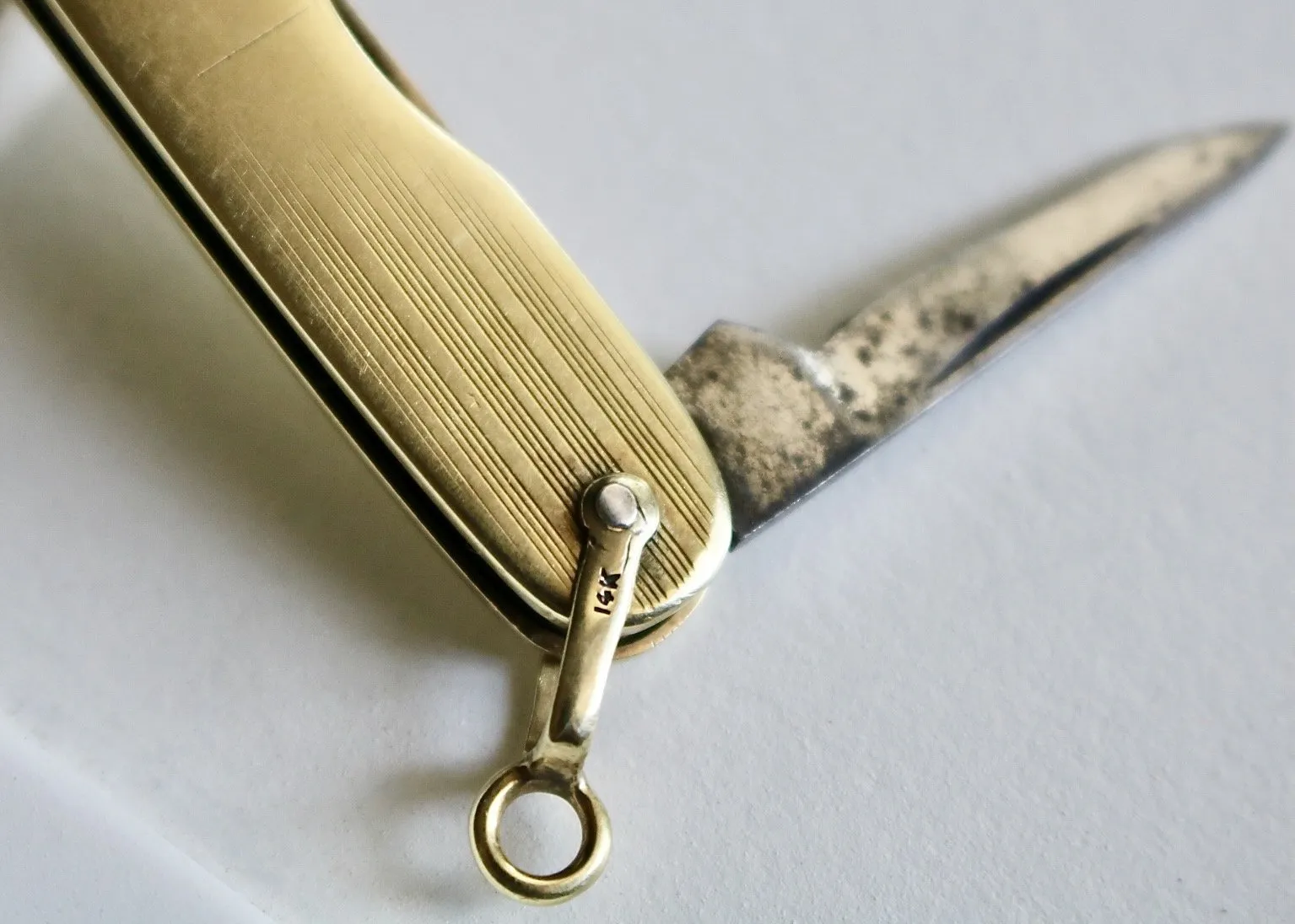 Antique 14k Gold George Wostenholm for Tiffany & Co. Pocket Knife