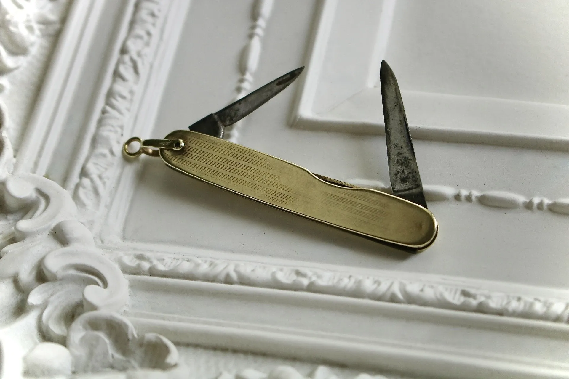 Antique 14k Gold George Wostenholm for Tiffany & Co. Pocket Knife