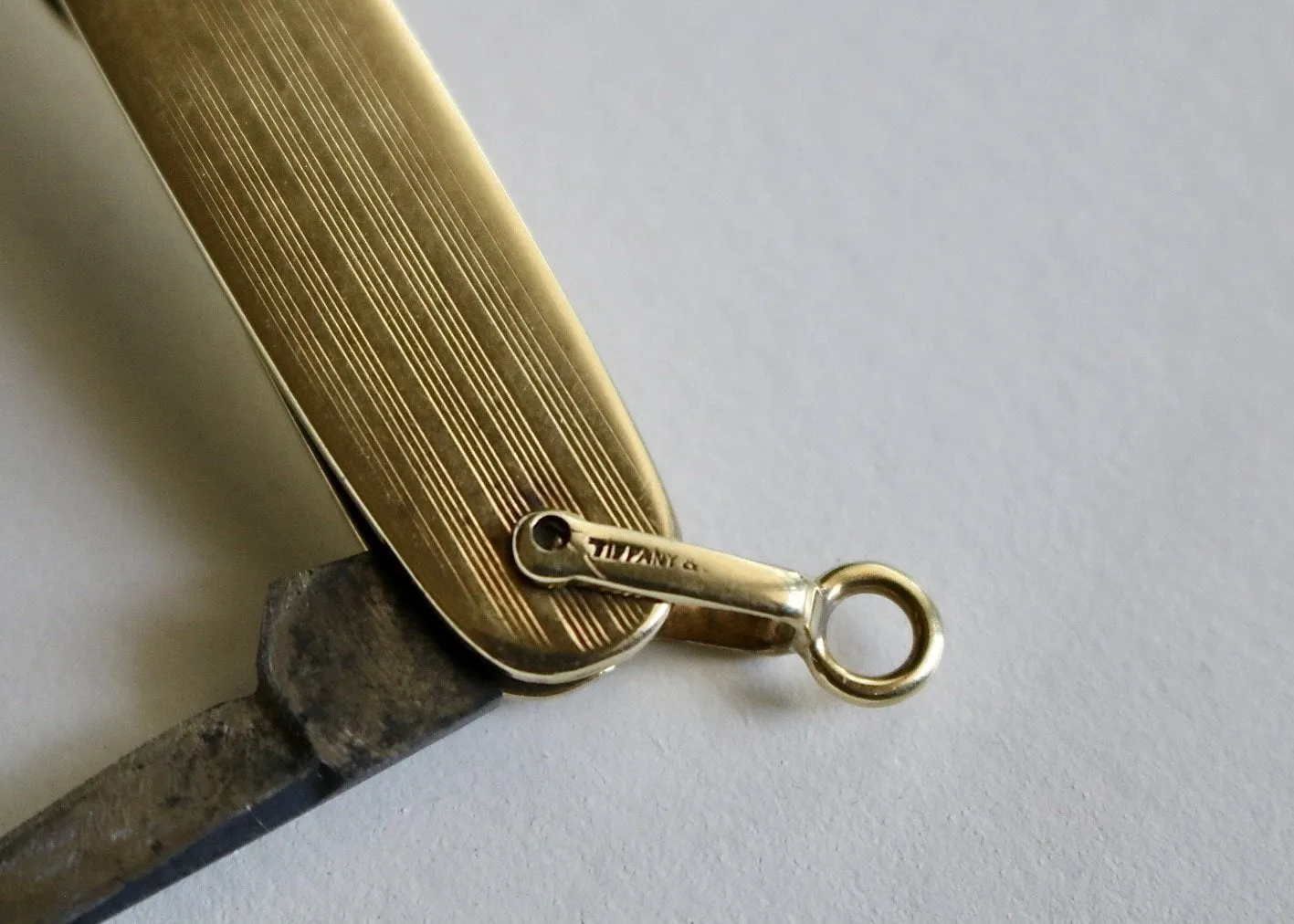 Antique 14k Gold George Wostenholm for Tiffany & Co. Pocket Knife