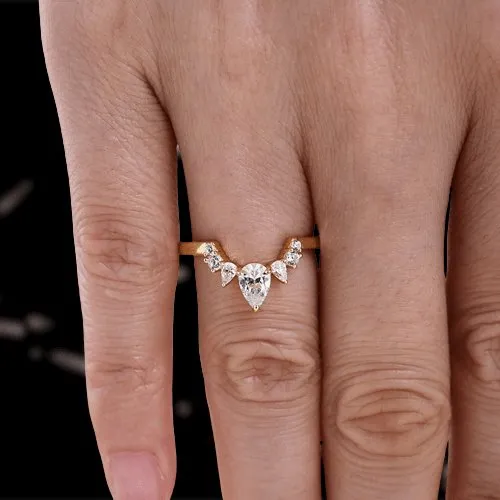 Art Deco Women's Wedding Band