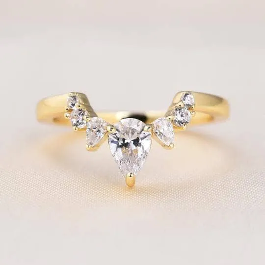 Art Deco Women's Wedding Band