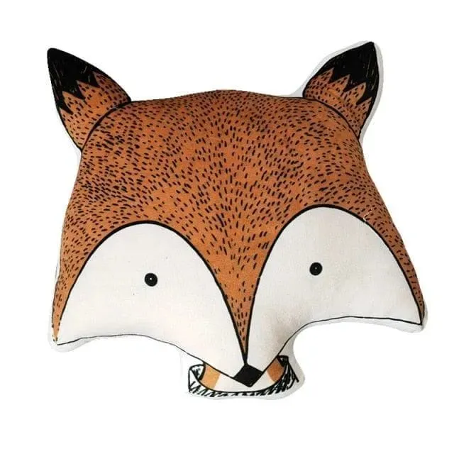 Baby Animal Faces Stuffed Plush Toy Pillows