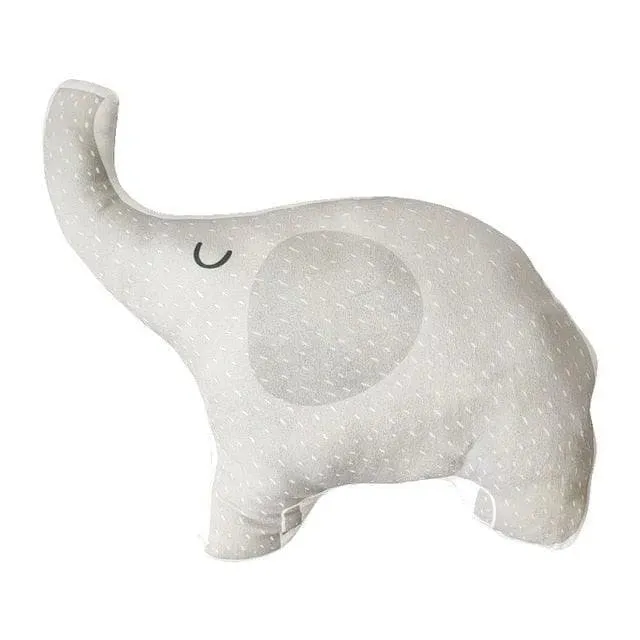 Baby Animal Faces Stuffed Plush Toy Pillows