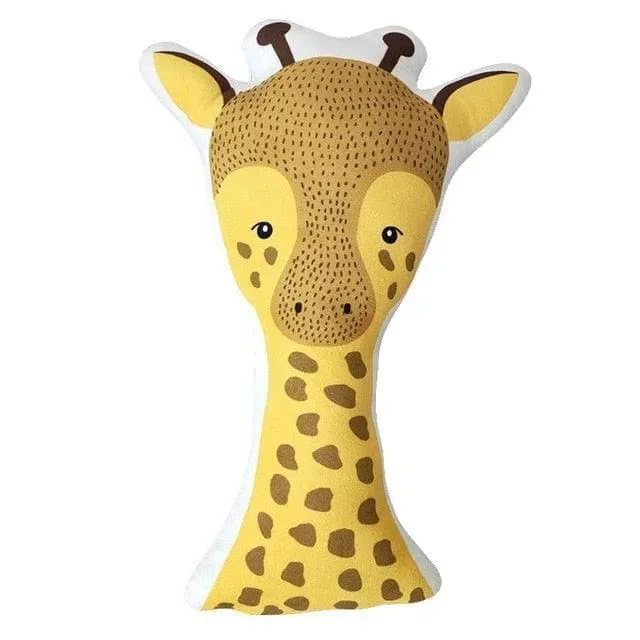 Baby Animal Faces Stuffed Plush Toy Pillows