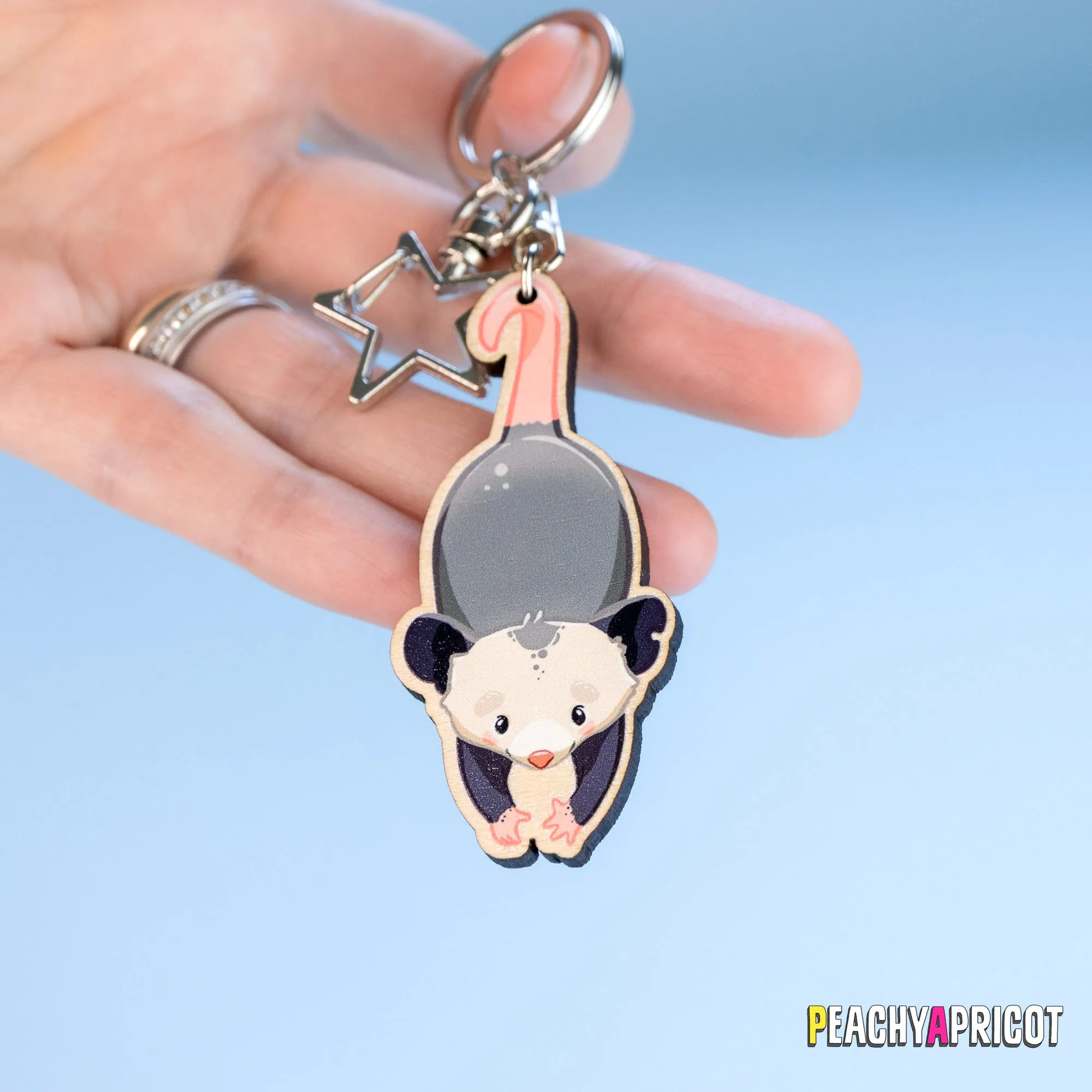 Baby Opossum Keychain