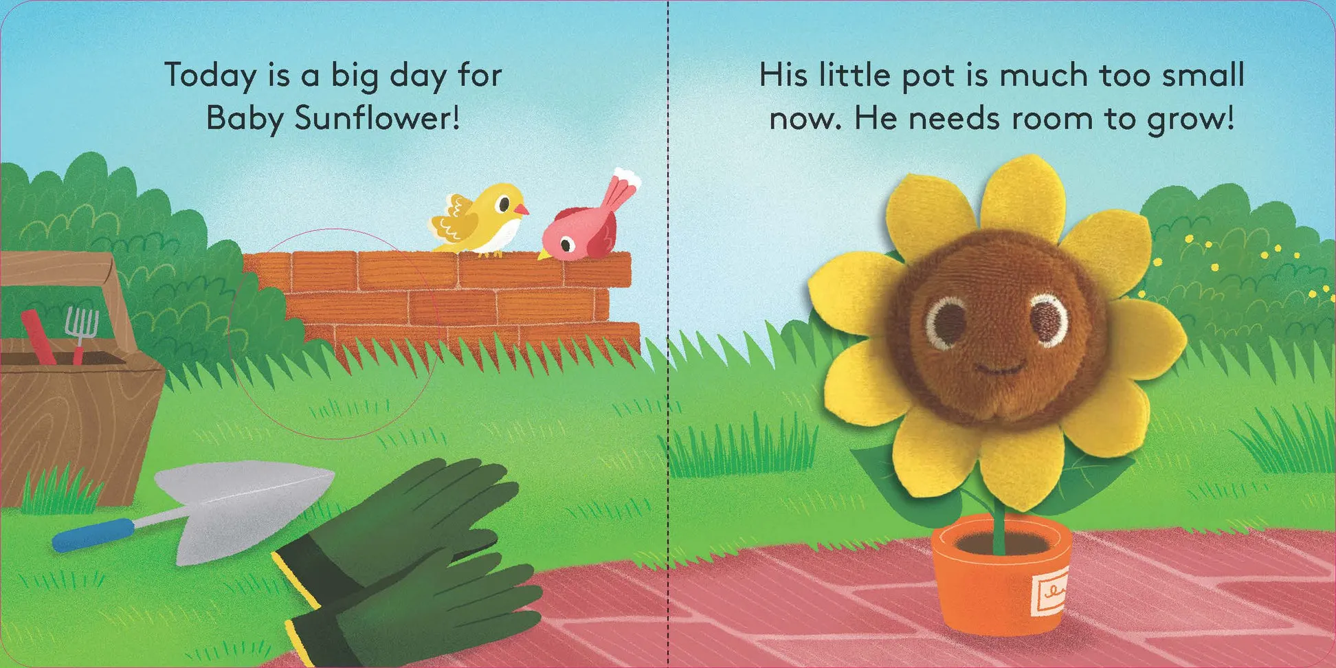 BABY SUNFLOWER: FINGER PUPPET BOOK