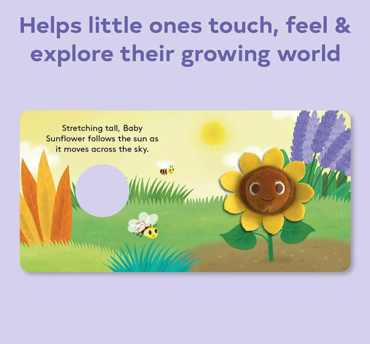 Baby Sunflower Finger Puppet Book