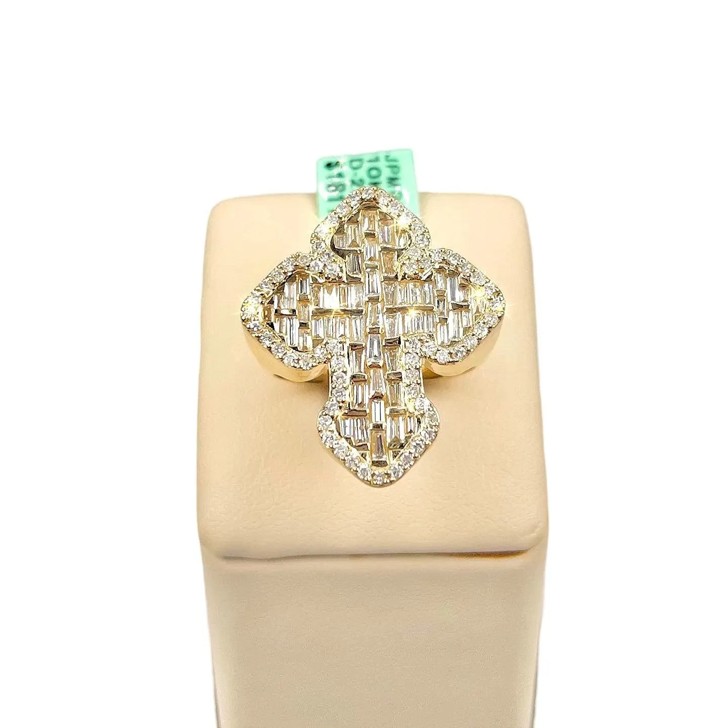 Baguette Diamond Chrome Harts Cross Ring