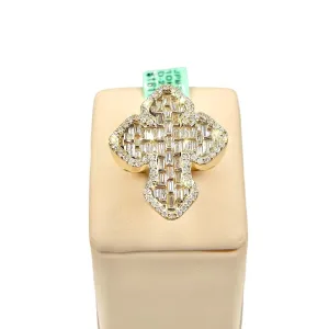 Baguette Diamond Chrome Harts Cross Ring