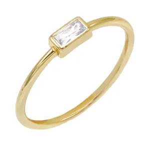 Baguette Stone Ring