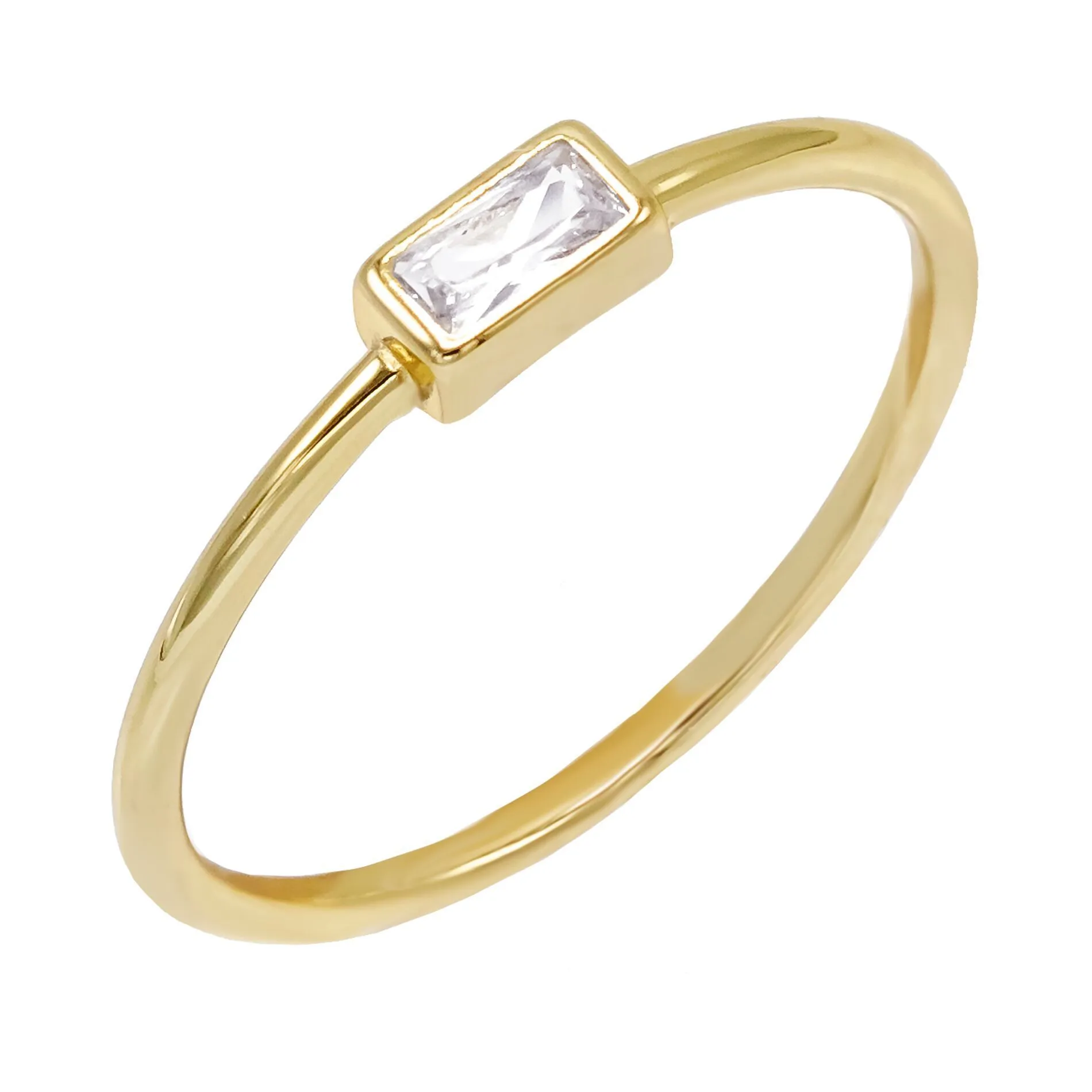 Baguette Stone Ring