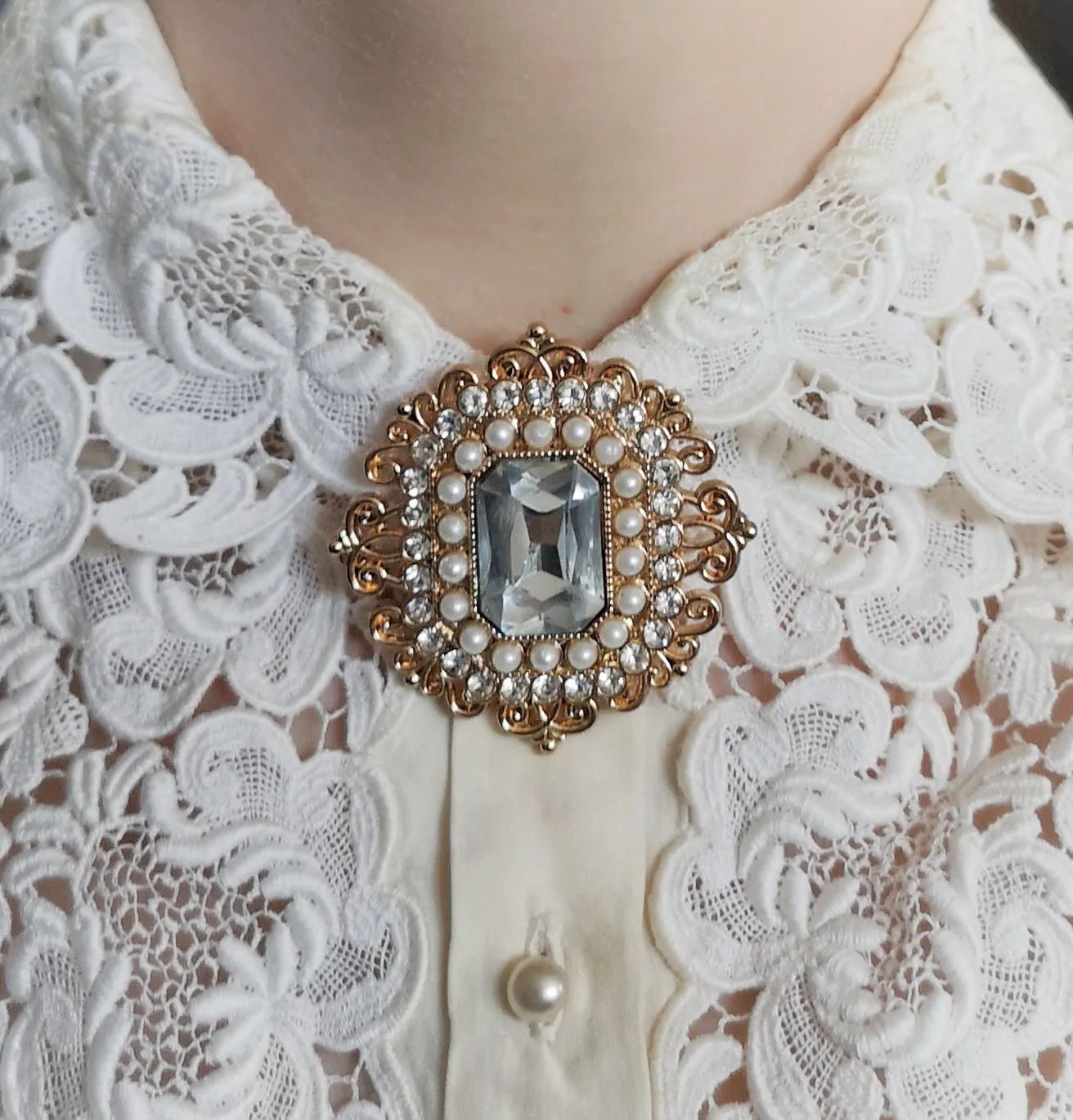 Big Rococo Brooch