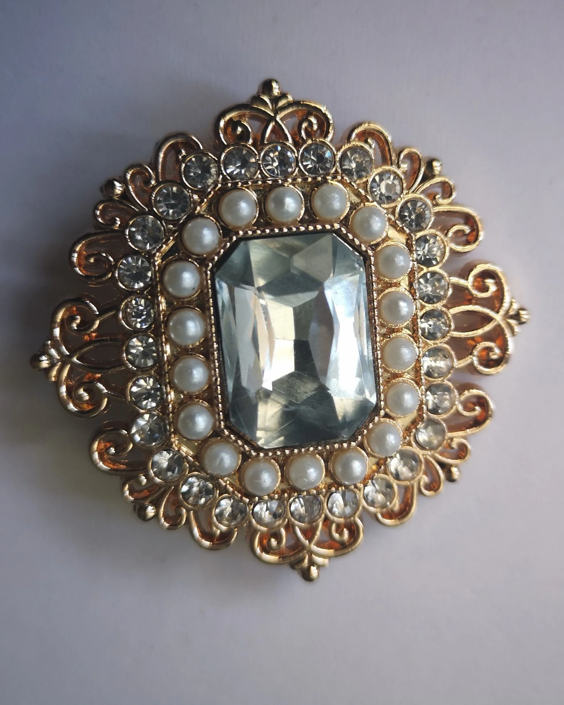 Big Rococo Brooch