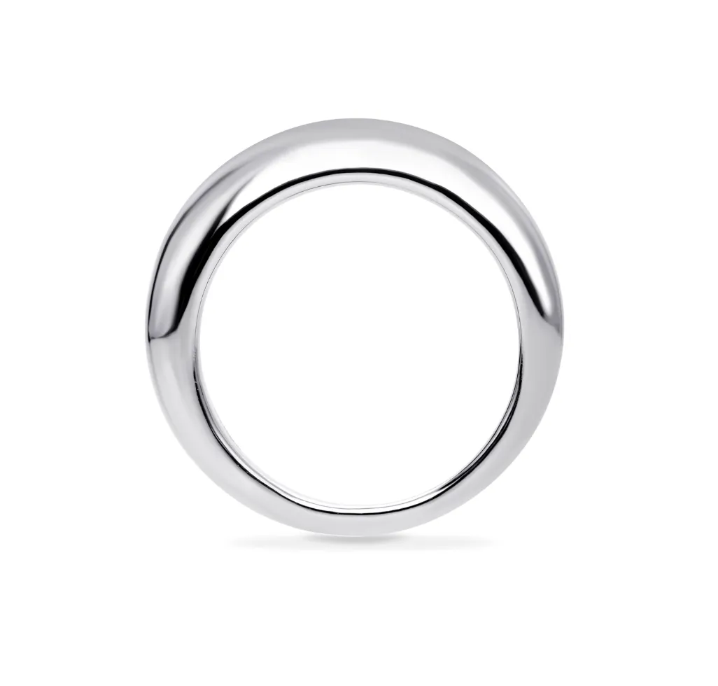 Birks Essentials Silver Bombe Ring