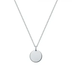 Birks Sterling 10mm Disc Necklace