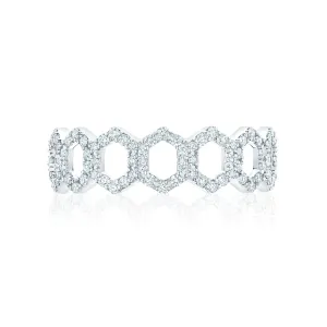 Birks White Gold Bee Chic Stack Ring