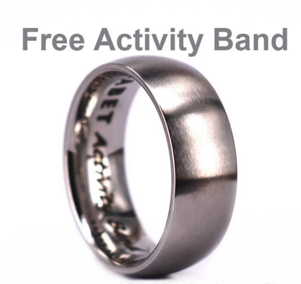 Black & Tan - Black Titanium Exotic Koa Wood Men's Wedding Band 6MM