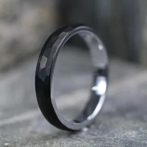 Black Hammered / Silver Interior - 4mm