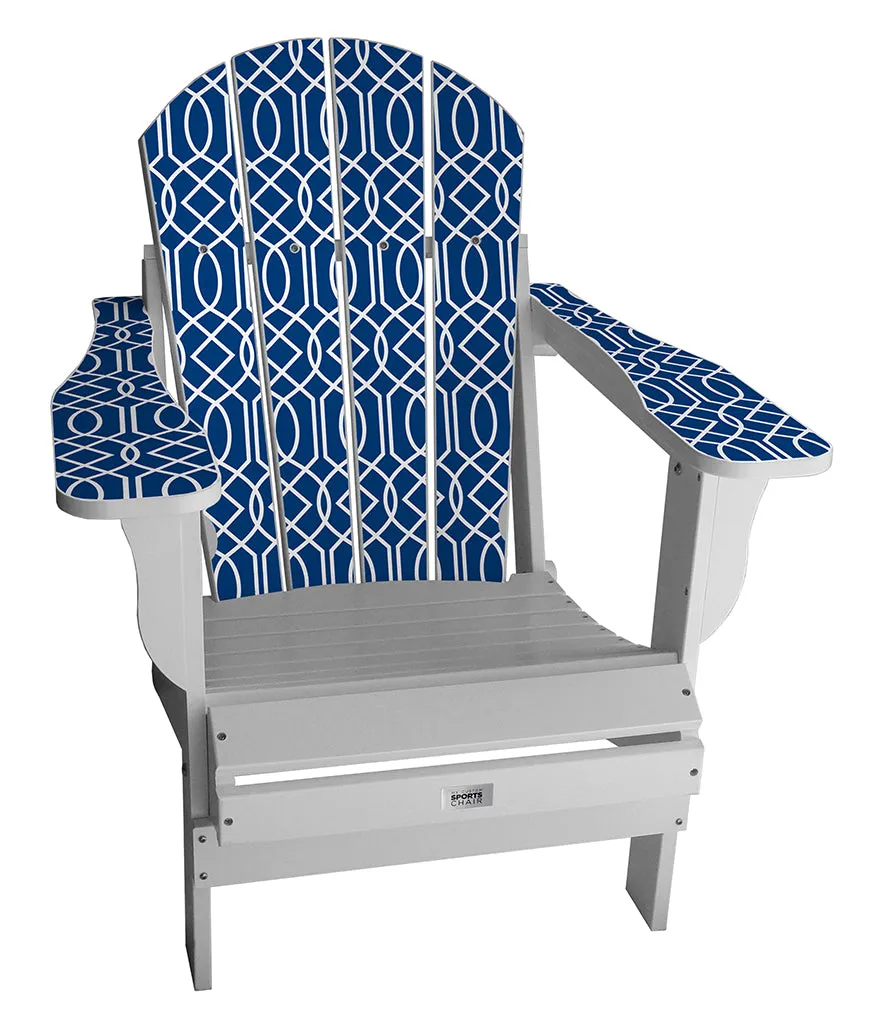 Blue Geometric Complete Custom Lifestyle Chair Mini